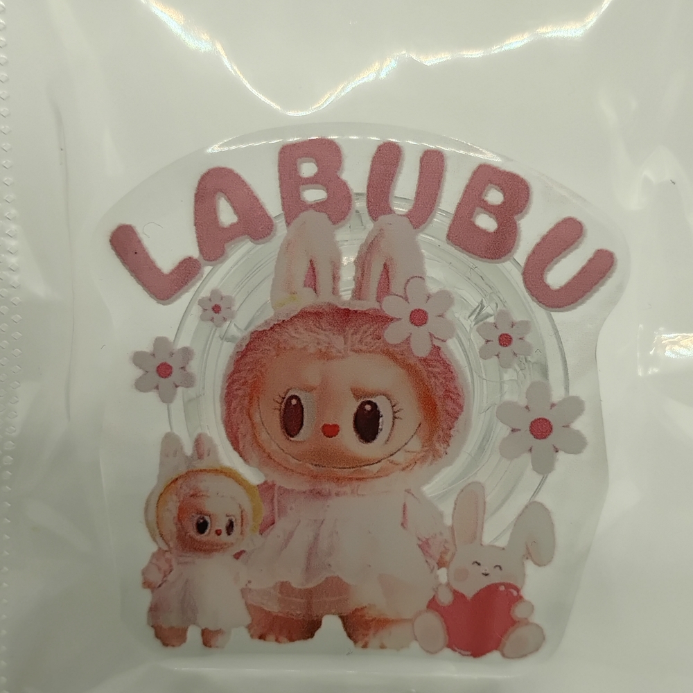 LABUBU Pink Phone Grip